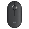 Logitech Pebble 2 M350s Ambidextrous Mouse, Wireless RF + Bluetooth, Graphite