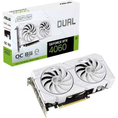 ASUS Dual GeForce RTX 4060 EVO White OC 8GB GDDR6