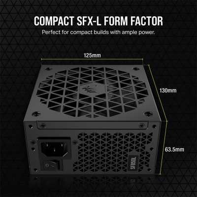 Corsair SF850L, 80 PLUS Gold, Full-Modulare, 850 Watt