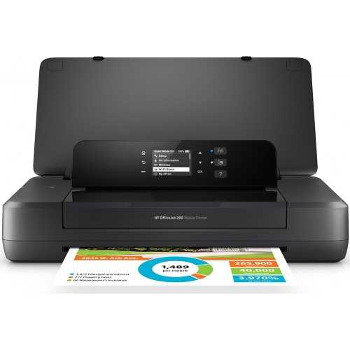 HP Officejet 200 Mobile, A4 Color Inkjet Printer