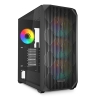 Sharkoon AK3 RGB, Mid-Tower, Side-Glass - Black