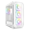 Sharkoon AK5G RGB, Mid-Tower, Side-Glass - White