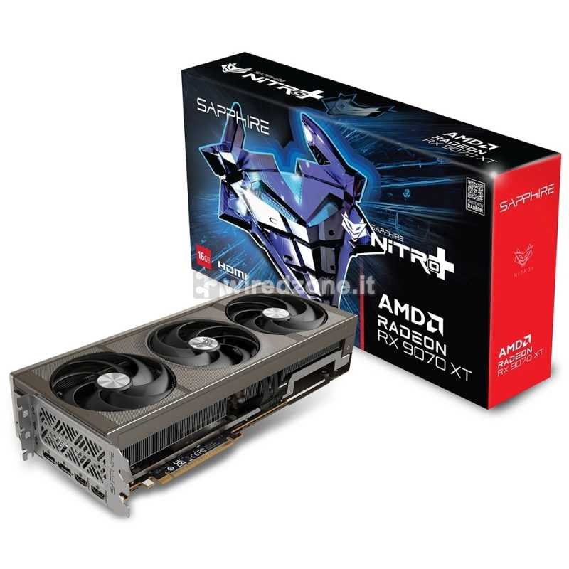 Sapphire Nitro+ Radeon RX 9070 XT Gaming OC 16GB GDDR6