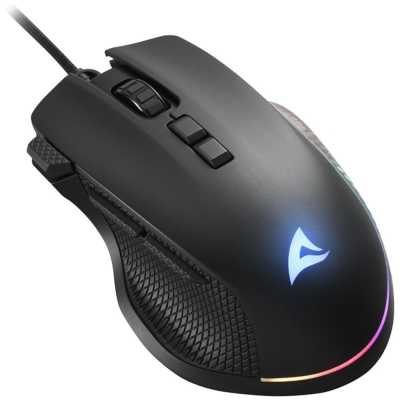 Sharkoon Shark Force 3 RGB, USB Gaming Mouse, Black