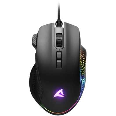 Sharkoon Shark Force 3 RGB, USB Gaming Mouse, Black