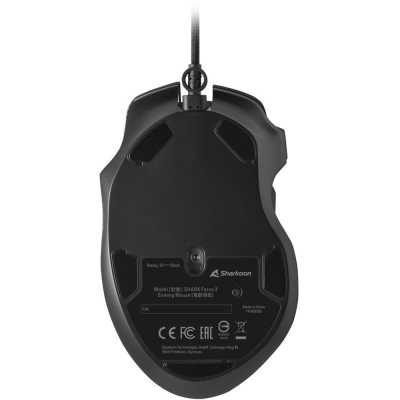 Sharkoon Shark Force 3 RGB, USB Gaming Mouse, Black